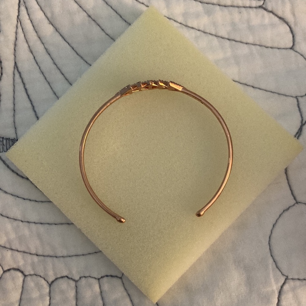 Stella & Dot Pave Triangle Cuff - Rose Gold